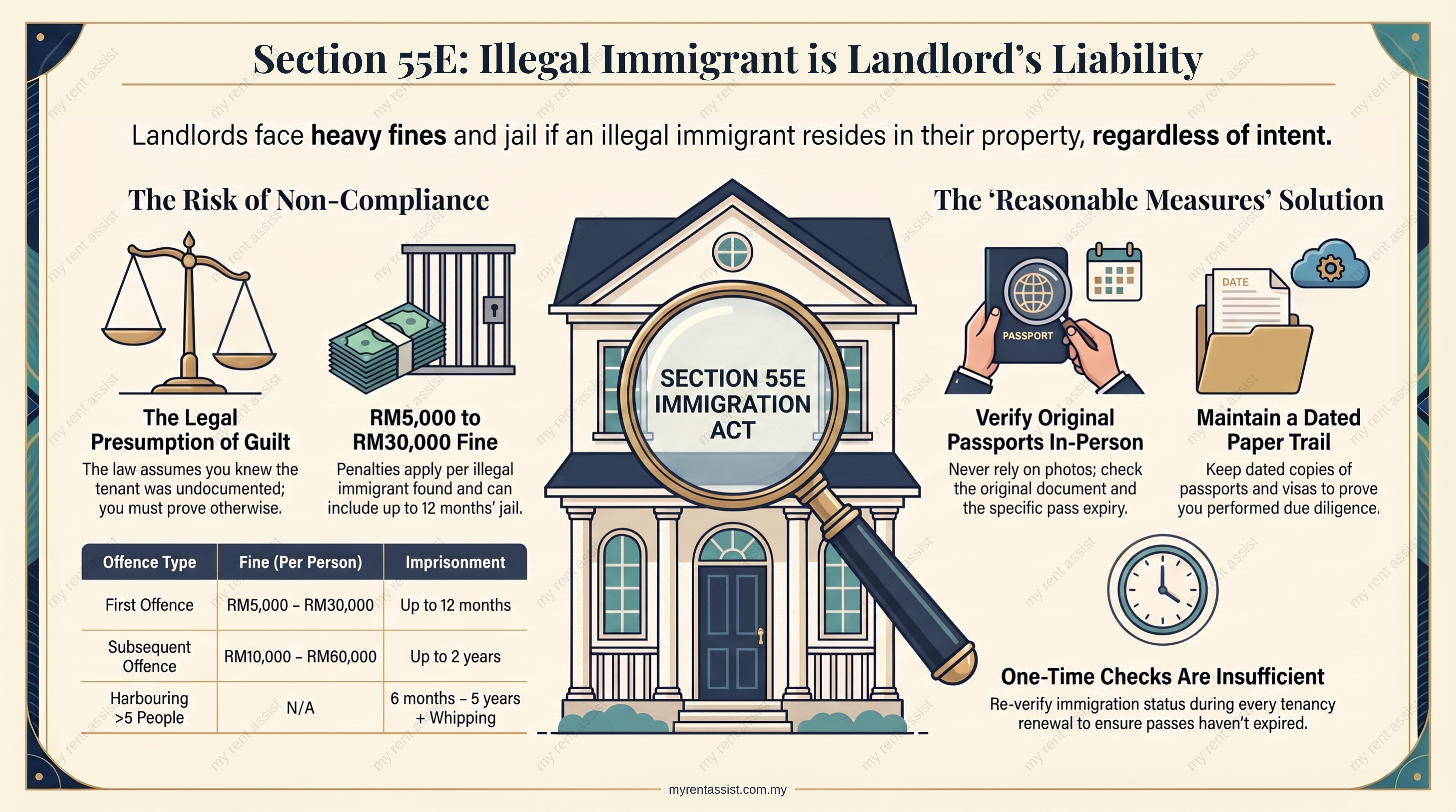Landlord Liable for Illegal Immigrant Tenant Malaysia
